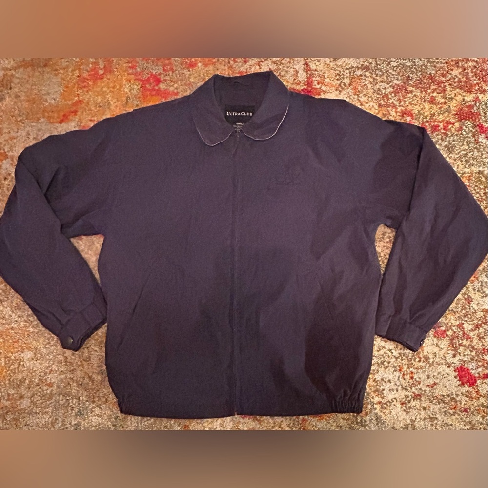 Cox Media Employee/Workwear Unisex Full Zip Jacket. Blue, Size Small. Soft.